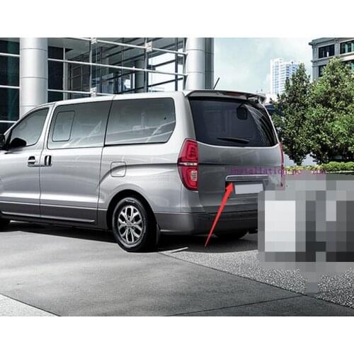 For Hyundai Grand Starex H1 H-1 2018 2019 2020 Car Tail Gate Trim Rear Trunk Streamer Door Molding Tailgate Strip Garnish
