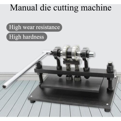 Manual die cutting machine, leather leather indentation / cutting machine, punch leather die cutting machine
