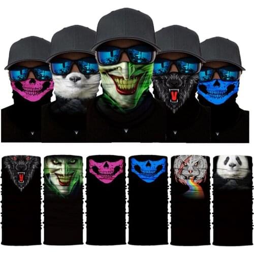 Ourdoor Cycling Hiking Camping Fishing Neck Tube Scarf Buffs Bandana Bike Motorcycle Face Mask Balaclava Women Men Mascarillas