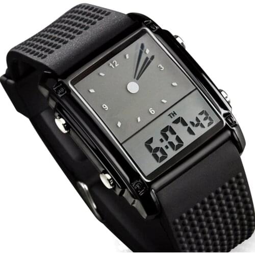 Skmei Fashion Clock Men Sport Watches Dual Time Digital Quartz 30m Waterproof LED Colorful Backlight Casual Dress Men Wristwatch