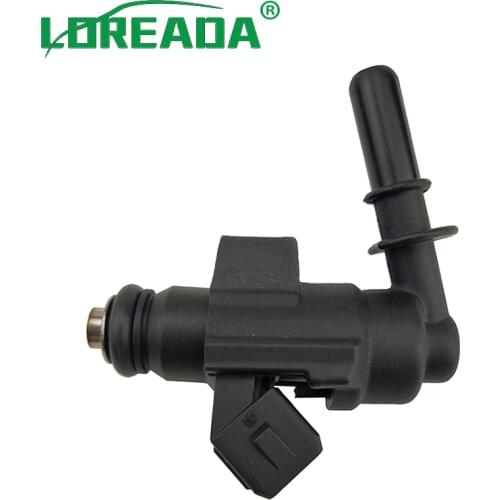 Fuel Injector MEV14-182 Fits For Mechanical Motorcycle Throttle Body Throttle Valve LRD-D0090 with IAC 26178 & Integrated Sensor