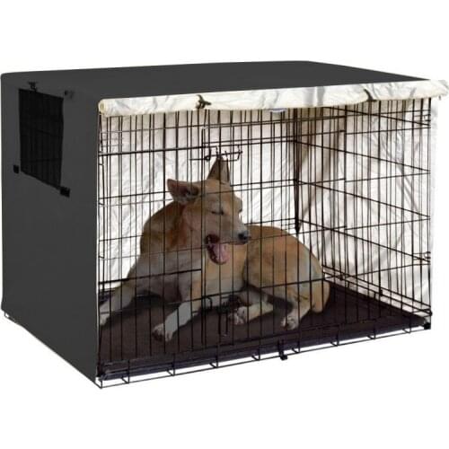 Outdoor Dog Cage Cover Windshield Rainproof Dustproof Windproof Sunscreen House Foldable Water Resistance Pet Supplies