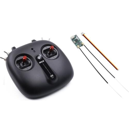 GEPRC GR8 2.4GHz 8CH FHSS In-built Dual Antenna Remote Controller with GR8 8CH Receiver for RC FPV Racing Freestyle Drones