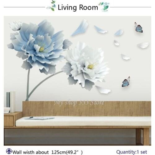 ZLinKJ White Wall Stickers