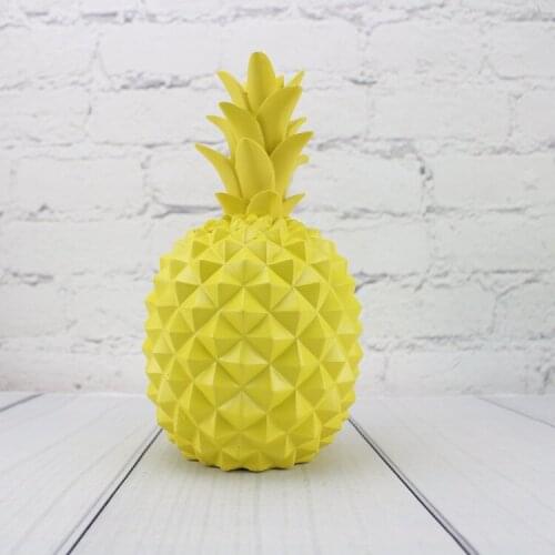1PC Resin Pineapple Money Box Cute Piggy Bank Gifts For Kids Unique Children Bedroom Decoration Money Box MO 001