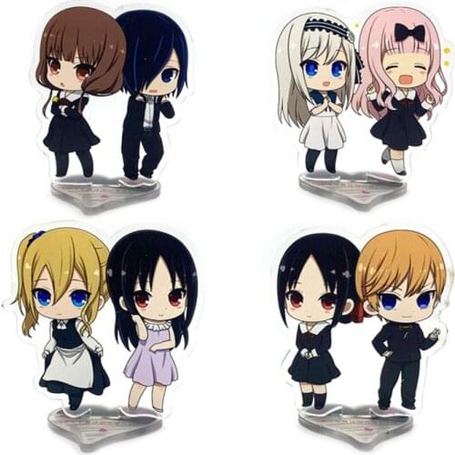 1pcs Anime Kaguya Sama: Love Is War Cartoon Fujiwara Chika Printed Acrylic Stand Figure Cosplay Prop Decor Boy Girl Gift