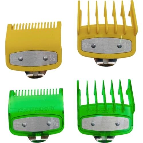 2PCS Barber Shop Styling Guide Comb Hair Trimmer Clipper Oil Head Limit Comb Q81B
