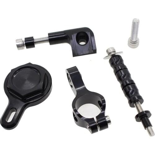 CNC Aluminum Motorcycle For Yamaha YZF R1 1998 - 2001 1999 2000 Steering Stabilizer Damper Mounting Bracket Support Kit