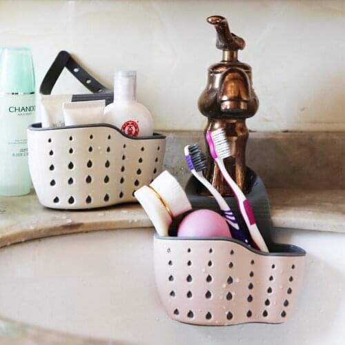 Zhang Ji Portable Kitchen Drain Basket Home Kitchen Hanging Drain Basket Bag Bath Storage Tools Sink Holder Kitchen Accessory