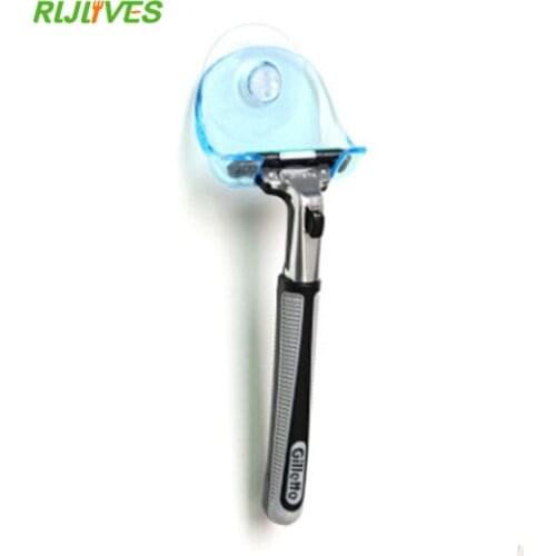 RLJLIVES Shaver Toothbrush Holder Washroom Wall Sucker Suction Cup Hook Razor Bathroom Kkitchen Organizer Rack