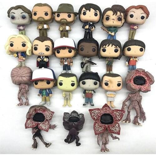 Stranger things Dustin/Barb/Demogorgon/hopper/BARB/Ghostbuster Lucas Vinyl Action Figure Collection Model Toys