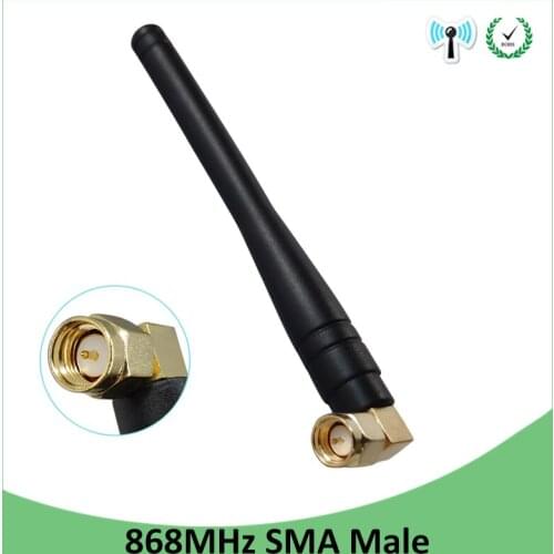 5pcs 868MHz 915MHz Antenna 3dbi SMA Male Connector GSM 915 MHz 868 MHz antena outdoor signal repeater antenne waterproof Lorawan