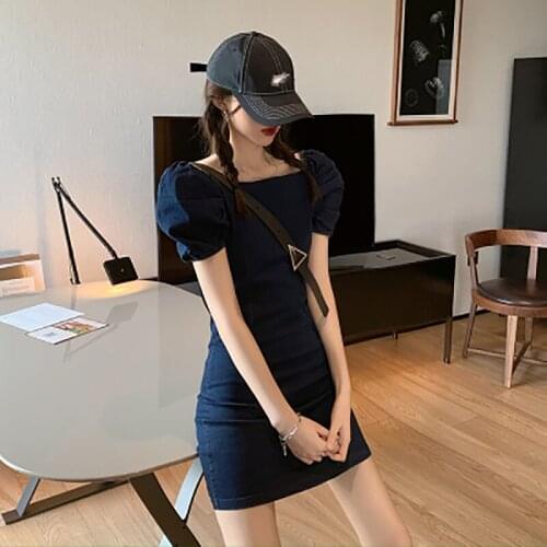Mrs win Fashion Denim Dresses
