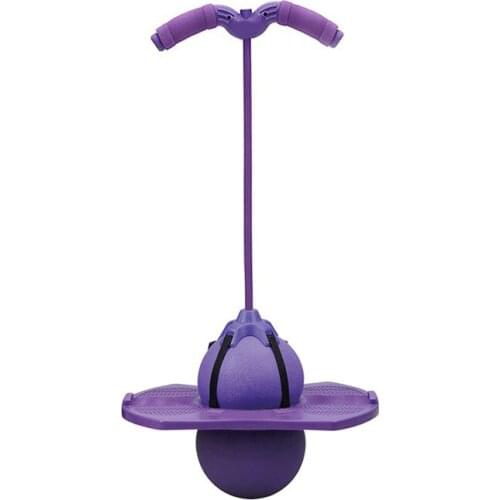 Bouncing Ball Fitness Equipment Sporting Goods with Handle Bouncing Ball Children Bouncing Ball Doll Clip Foot Pedal