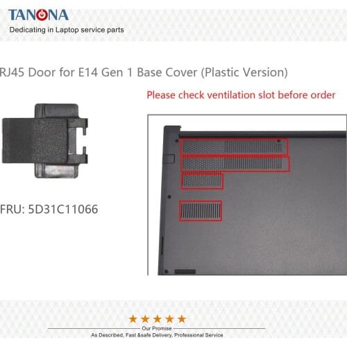 Original New 5D31C11066 Black For Lenovo Thinkpad E14 Lan Port Plug Cover LAN Network Plastic