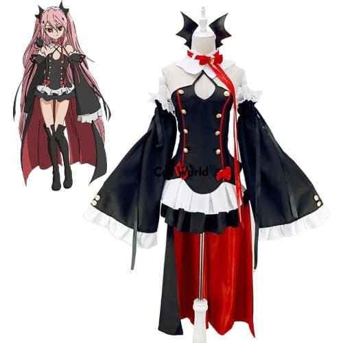 Owari no Seraph Of The End Krul Tepes Vampire Hallowmas Halloween Uniform Dress Outfit Anime Cosplay Costumes