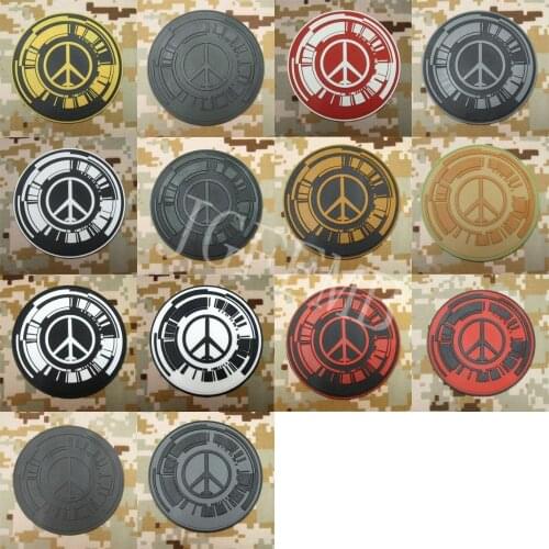 MGS PEACE WALKER Special Force Group Tactical Military Morale 3D PVC patch 8cm*8cm