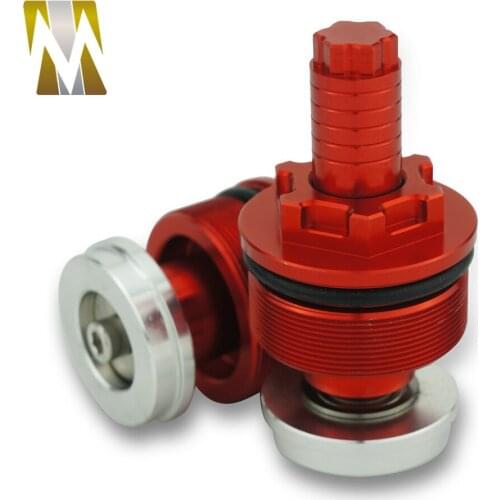 For Yamaha R3 R25 Front Shock Absorber Screw Cover Cap Preload Adjusters Fork Bolts For YZFR3 ABS YZFR25 2013 14 15 16 2017 2018