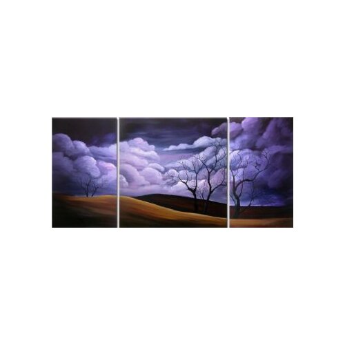 Sky Spirit III-Modern Canvas Art Wall Decor-Landscape Oil Painting Wall Art