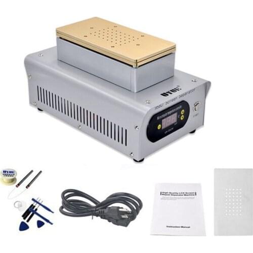 UYUE 958D Built-in Two Big Pumps 7 Inch Vacuum LCD Separator Machine for iPhone X for Samsung LCD Screen Separation