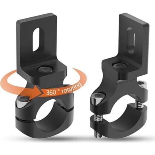 2PCS Universal Handlebar 22mm Motorcycle Headlight Bracket Spotlight Holder Tube Clamp for Cafer Racer Chopper,TG80