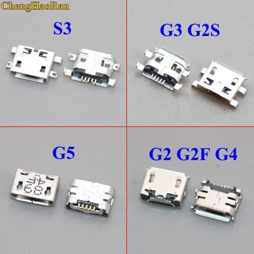 ChengHaoRan 1PCS For JiaYu S3 G2 G4 G5 G3 G2S G2F USB Micro USB Charging Port Connector Plug Universal Horn feet 7.2 mm DIP