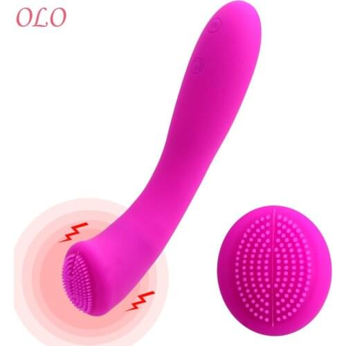 OLO 30 Speeds Dildo Vibrator Clitoris Vagina Stimulation USB Rechargeable Female Masturbator G Spot Massager Sex Toys for Women