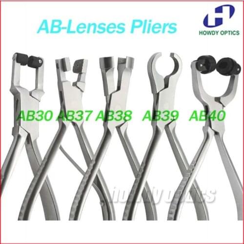 High Quality Glasses AB- Lenses Pliers AB30 AB37 AB38 AB39 AB40 Free Shipping