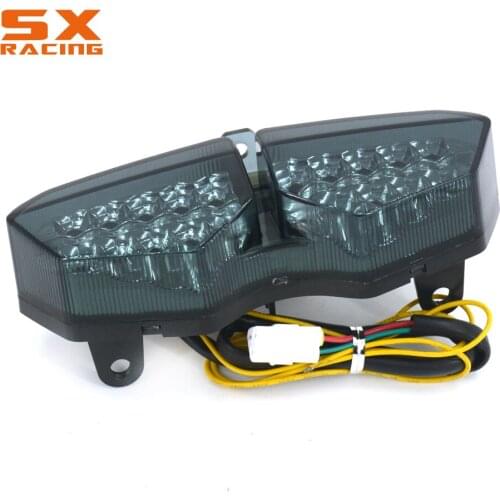 Motorbike Rear Tail Light Brake Turn Signals Integrated Led Light Blinker Lamp Smoke For YAMAHA YZF R6 2003-2005 YZF R6S 06-08