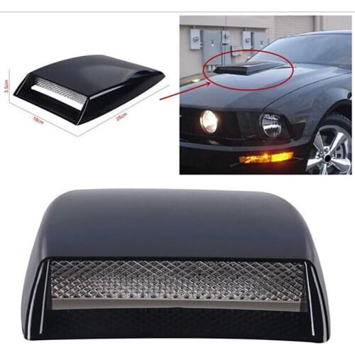 3D Fake Car Engine Cover Air Vents Outlet Decorative Sticker Decals Car Stlyling Accessories