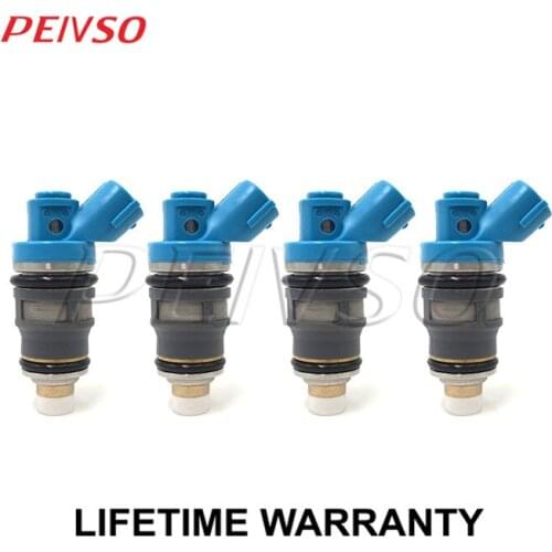 4x 23250-75070 23209-79115 fuel injector for TOYOTA HILUX 2.0L 1RZE T.U.V 2.0L 2001~2005