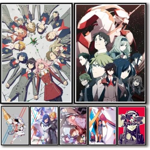 5D Diamond Painting Anime DARLING In The FRANXX DIY Round Full Diamond Embroidery Kit Home Decoration Crafts