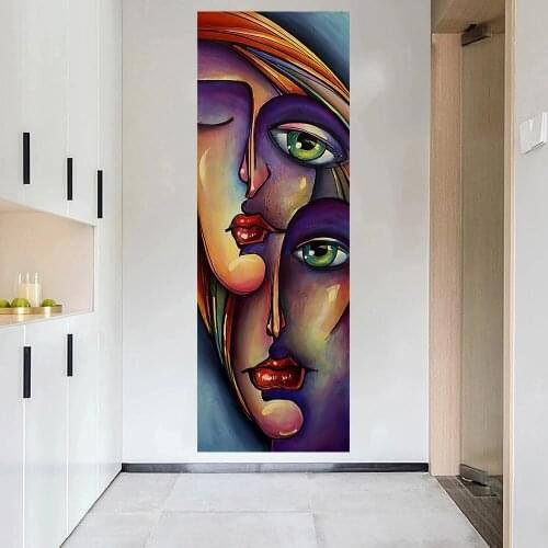 Abstract Canvas Graffiti Machine Face Painting Posters and Print Wall Art Picture for Living Room Home Modern Decor Cuadros