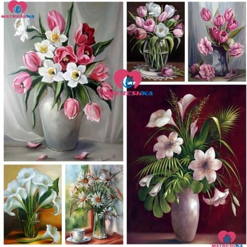 New DIY 5d Diamond Painting Completely Accessories Square/Round Flower House Christmas decoration gift Mosaic Sticker Embroidery