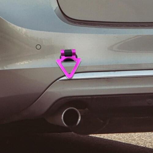 Car V-shaped Car Front Bumper Sticker Universal Paste-type Tow Hook Sticker Simulation ABS Car Modification Accessor