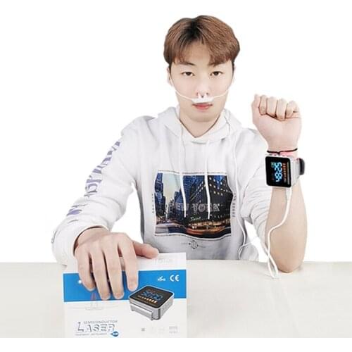 High Blood Pressure Diabetic Watch Multifunction Wrist Watch Allergic Rhinitis Diabetics Hypertension Cold Laser Therapy Device