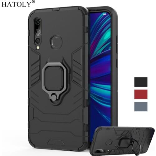 Cover Huawei P Smart Plus 2019 Case Shockproof Armor Case Magnetic Finger Ring Stand Phone Cover For Huawei P Smart Plus 2019