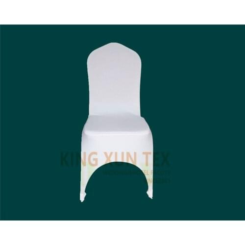 Arch White Spandex Chair Cover Lycra Cover For Chair Dining Chair Cover Wedding Banquet Party Christmas Decoration Stretch Cover