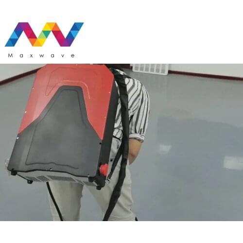 Economical 50w Backpack Mini Fiber Laser Cleaning Machine Price Rust Removal for Metal Coating Paint