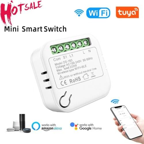 MINI Wifi Smart Switch 10A 2-way Control Timer Wireless Switches Smart Home Automation Compatible With Tuya Alexa Google Home