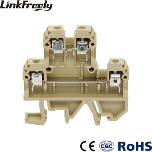 10PCS DK4Q/35 Electrical Cable Wire Connector Terminals Screw Terminal Block Wiring Connection Terminator Connect Wire Joint