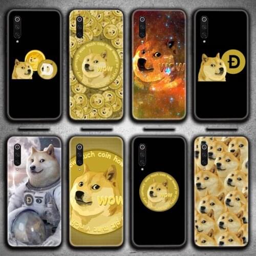 Cute Dogecoin Doge Phone Cases for Xiaomi Mi Note 10 Lite Mi 9T Pro xiaomi 10 CC9 9SE