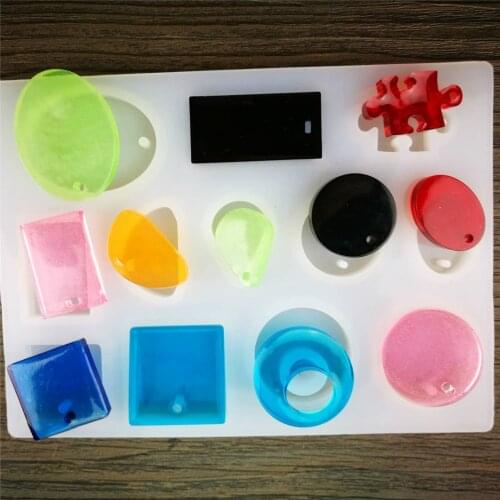 Pendant Fashion Epoxy Resin Molds Scrapbooking Silicone Mould DIY Resin Decorative Craft Jewelry Making Mold