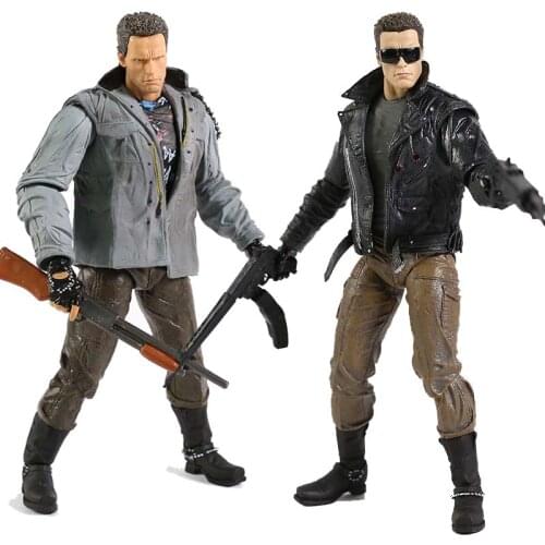 NECA Terminator T-800 Arnold Schwarzenegger 7" Action Figure Collection Toy