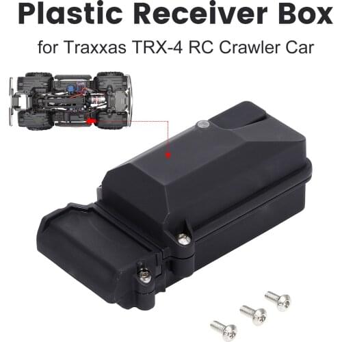 RC Parts Plastic Receiver Box Waterproof Shock-proof for Traxxas RC Crawler Car