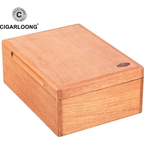 Cigar box Luxury No Paint Eco-Friendly Pure Cedar Wood Cigar Humidor Large capacity cigar cabinet CA-0050