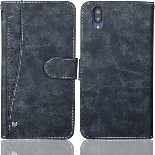 Luxury Wallet DEXP A160 Case 6" Vintage Flip Leather Business Protective Cover For DEXP A160 Case Card Slots