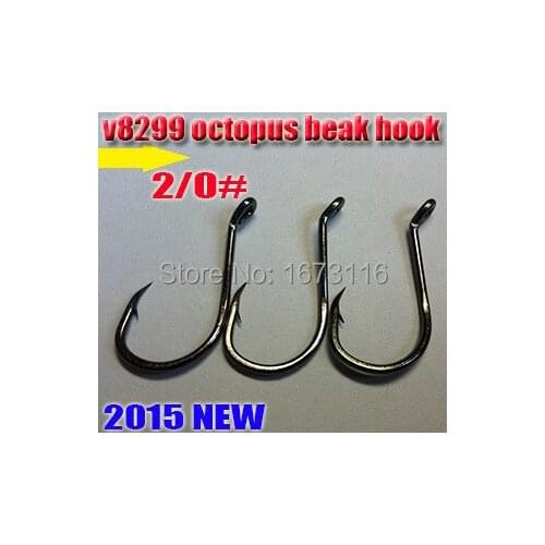 2015new fishing hook octopus beak hooks size:2/0# quantity:30pcs/lot high carbon steel free shipping