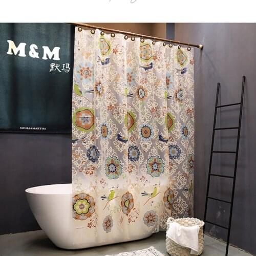 Nordic Punch-free Telescopic Rod Shower curtain rod set High-end Shower Curtain Hooks Adjustable Bathroom/window curtain rod