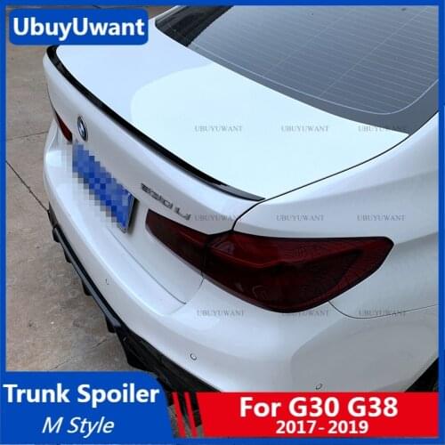 UBUYUWANT For BMW G30 ABS Plastic Car Wing Primer Color Rear Spoiler for BMW 5 Series 520i 528i 535i 530i 525i G30 G38 Spoiler